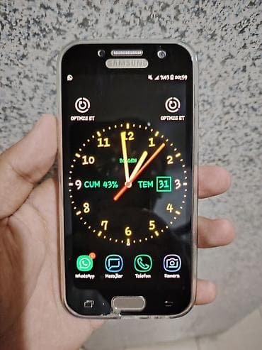 iphone 6s plus plata: Samsung Galaxy A3 2017, 16 GB, rəng - Qızılı, Barmaq izi — 1