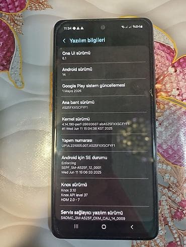 samsung tab 6 lite: Samsung Galaxy A52, rəng - Mavi, Barmaq izi — 8