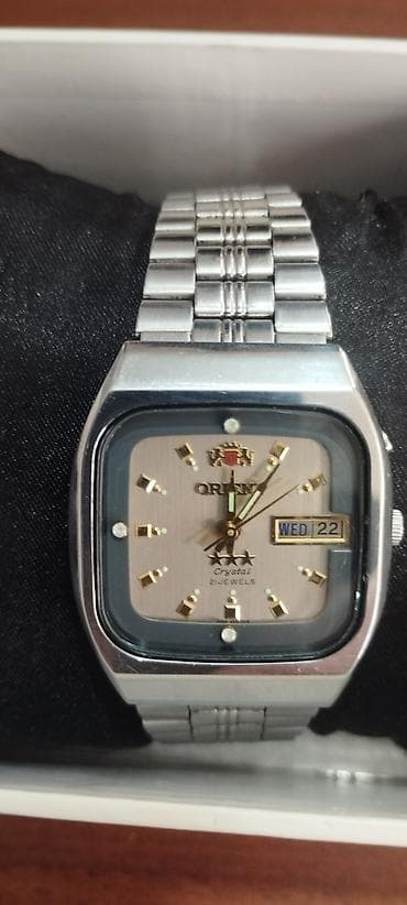 Аксессуары: Orient Crystal 21 Jewels kişi qol saatı - Mexanizm — 2