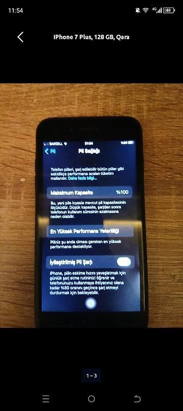iphone 7 ağ: IPhone 7 Plus, 128 GB, Qara, Barmaq izi — 3