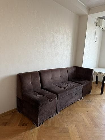 Divanlar: Künc divan, Açılmayan, Bazasız, Vеlur parça, Çatdırılma yoxdur — 2