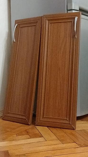 Mətbəx üst dolabları dəsti - Material: ağac fakturalı laminat/MDFlam