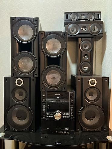 Динамики и колонки: Panasonic ev kinoteatrı / audio sistemi. Komplektə çoxsaylı akustik — 1