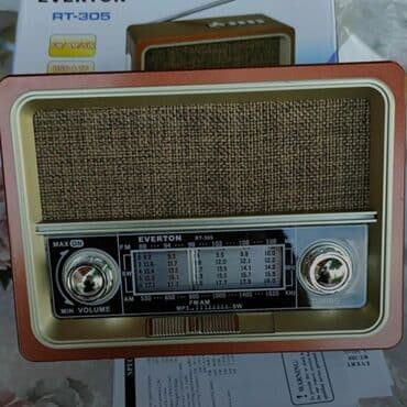 radio usb bluetooth: 📻 RH-305 Bluetooth USB/SD/Aux/fm RADİO 🔥Taxta nastalji görünüşlü — 1