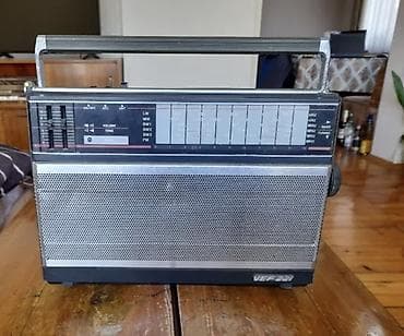 Диктофоны: VEF 221 portativ radioqəbuledici - Klassik sovet istehsalı, analoq — 1