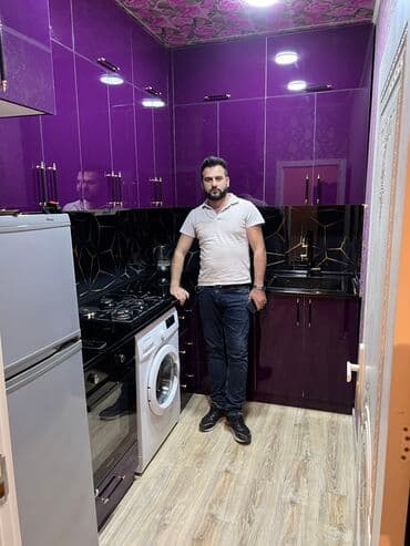 akrilik: Sifarişlə mətbəx dəsti, Özü çəkən petlələr, MDF, Kredit var, Pulsuz çatdırılma — 1