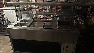 sendiviç panel: Paslanmayan poladdan bufet/xörək paylama vitrini dezgah - Material — 3