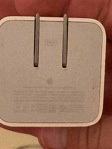Apple 35W İkili USB‑C Güc Adapteri + USB‑C–USB‑C kabel - Orijinal — 3