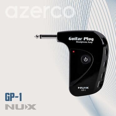 modem guclendirici: NUX GP-1 qara rəngli qulaqlıq gücləndiricisi. Gitara ilə birbaşa — 5