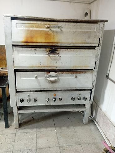 corek peci: Sənaye tipli elektrik çörək/pitsa sobası – 3 mərtəbəli - Üç ayrıca — 1