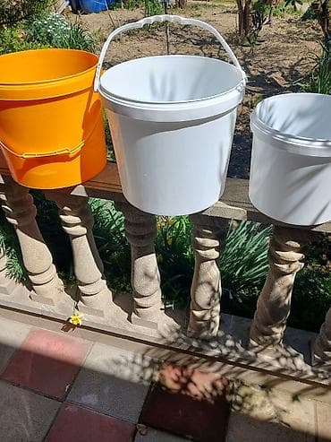 набор инструментов в баку: Plastik vedrələr – müxtəlif ölçü və rənglərdə - Material: qalın — 3