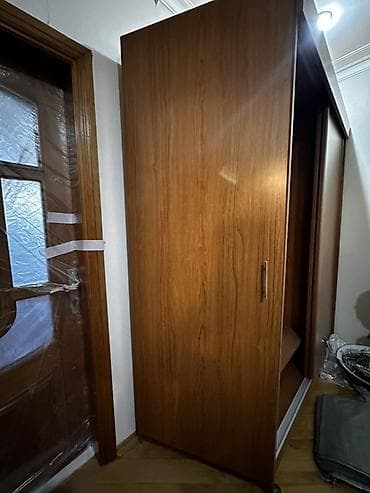 skaf paltar: İşlənmiş, 2 qapılı, Təkərli, Qəhvəyi, Kupe, Künc dolab — 2