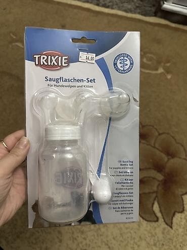 TRIXIE Saugflaschen-Set – balaca it və pişik balaları üçün yemləmə