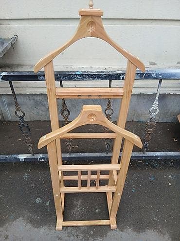 Digər biznes avadanlığı: Taxta geyim valetləri (stand) - Material: təbii ağac (yüngül və — 4
