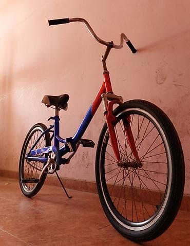 24 velosiped: İşlənmiş Şəhər velosipedi Stels, 24", Ünvandan götürmə, Ödənişli çatdırılma — 2