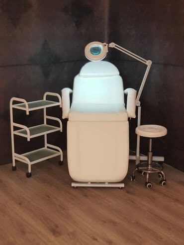 salon üçün: Çarpayı 230 azn kreslo 50 azn təkərli daşıyıcı 55 azn lupali işıq 90 — 8