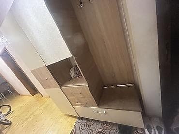 kunc divanlar ikinci el: İşlənmiş, 2 qapılı, Bej, Açılan, Düz dolab — 6