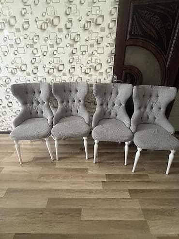 Qonaq otağı üçün, Yeni, Transformer, Dördbucaq masa, 4 stul — 2