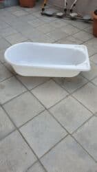 Tavan: Uşaq vannası - Material: möhkəm, yüngül plastik - Rəng: ağ - Forma — 1