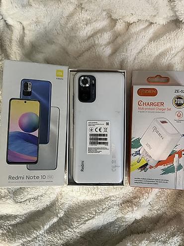 iphone 11 12: Redmi Note 10S, 64 GB, rəng - Ağ, Barmaq izi, Face ID — 5