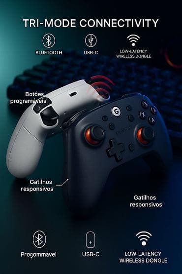 nintendo switch lite azerbaycan: GameSir Nova Lite – çoxplatformalı simsiz oyun kontrolleri - Tri-mode — 2