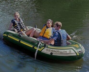 qayiq sekilleri: Qayiq Lotka Model intex Ölçü•2.95x1.37x43sm Matreali qalin Qutusunda — 1