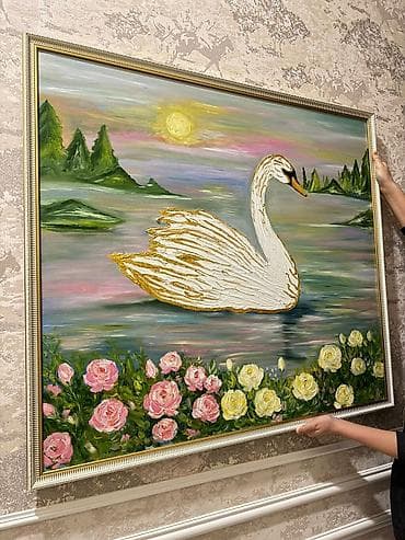 Kartinka el işidir 270 azn satilir‼️olcu 90×100 yagli boya ile lalafo.az -da Kartinka el işidir 270 azn satilir‼️olcu 90×100 yagli boya ile