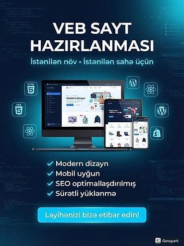 dayə işi 2023: Veb saytların hazırlanması | Domen — 1