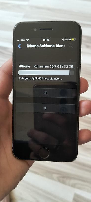 tablet 2 el: IPhone 7, 32 GB, Qara, Barmaq izi — 7