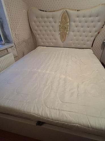 qatlanan carpayi: İkinəfərlik çarpayı, Bazalı, Matras ilə — 2