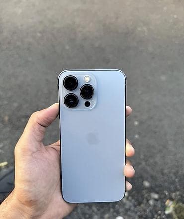 apple macbook: IPhone 13 Pro, 128 GB, Sierra Blue, Zəmanət, Simsiz şarj, Face ID — 1
