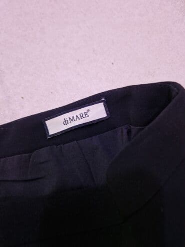 krep qadın ətəkləri: DiMare qadın ətəyi - Rəng: tünd göy (navy) - Model: qələm kəsimli — 2