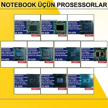 Notebook üçün Prosessorlar ⭐LGA S1G3 AMD Turion Dual Core M520 2.30Ghz