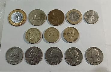 kohnə pullar alıram: Kolleksiya üçün müxtəlif ölkələrin metal pulları — 1