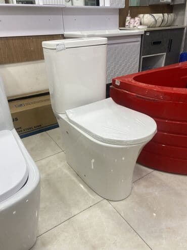 duş dəsti: Unitazlar 90 manatdan başdıyan qiymətlərlə ✅ unitazların materialı — 8