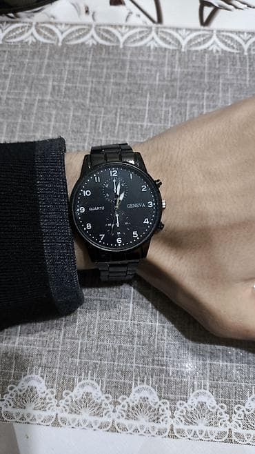 amerika saati: Yeni, Qol saatı, rəng - Qara — 3