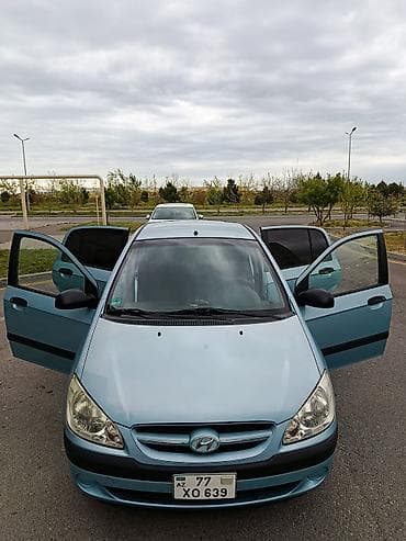 brabus disk: Hyundai Getz, açıq mavi rəng, 5 qapı, şəhər üçün ideal kompaktafto — 5