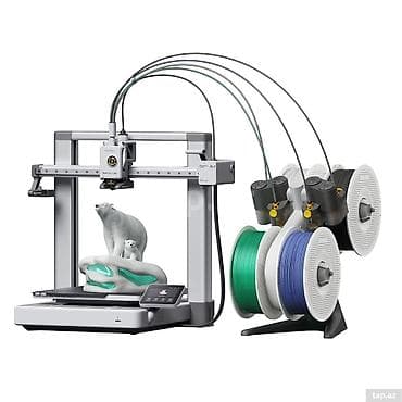 Bambu Lab A1 3D printer və AMS Lite çoxrəngli filament sistemi heçbir — 1