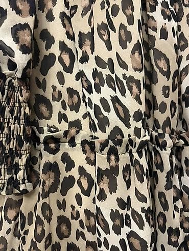 duz don modelleri: Leopard naxışlı qadın donu - Üslub: Uzun, qat-qat ətəkli — 5