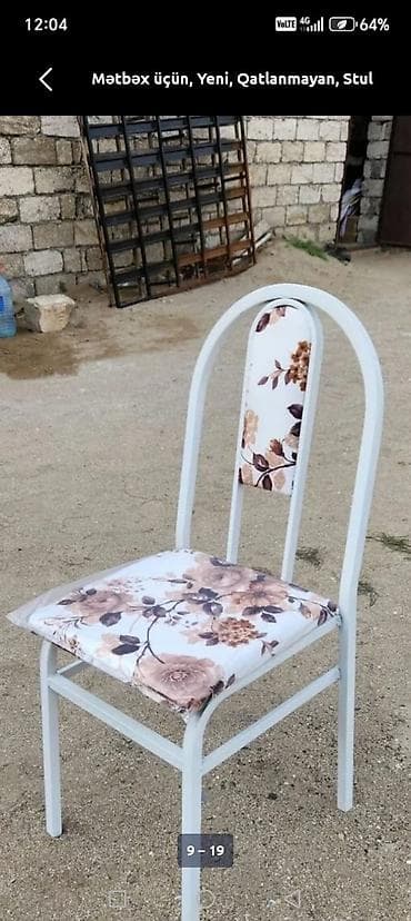 stolustu nabor: Mətbəx üçün, Açılmayan, Dördbucaq masa, 8 stul — 2