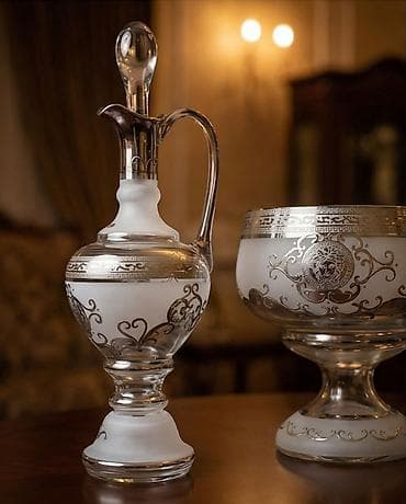 cay servis: Çay dəsti, rəng - Ağ, Şüşə, Versace, 6 nəfərlik, Türkiyə — 3