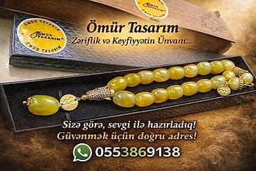 Ömür Tasarım – Zəriflik və Keyfiyyətin Ünvanı Məhsul: Dizayn təsbeh lalafo.az -da Ömür Tasarım – Zəriflik və Keyfiyyətin Ünvanı Məhsul: Dizayn təsbeh