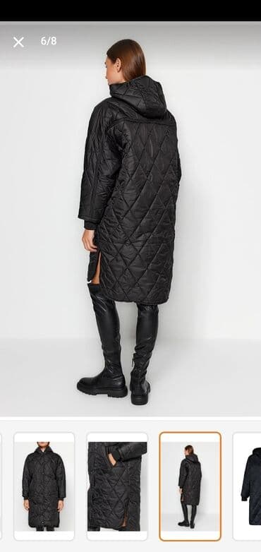 женский пуховик новый: Qadın üçün qara kurtka. Ölçüsü səhv gəldiyi üçün satılır. S-38 bədən — 6
