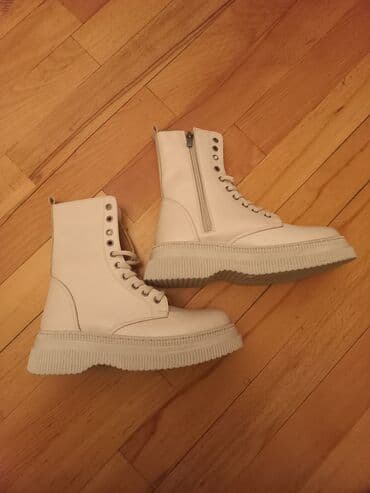 qiz ucun botlar: Ölçü: 38, rəng - Bej, Yeni — 2