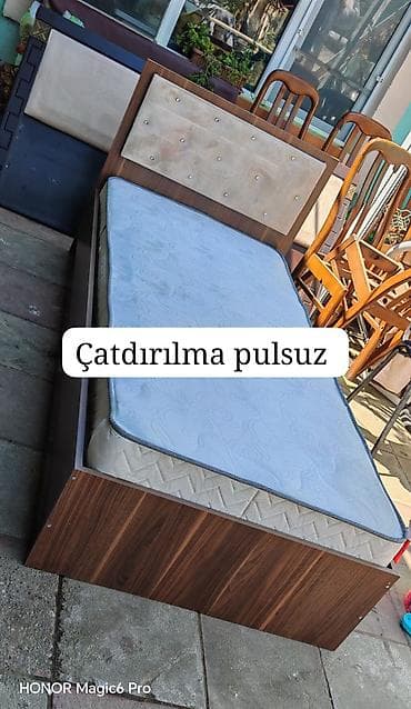 İşlənmiş, Təknəfərlik çarpayı, Matras ilə — 1