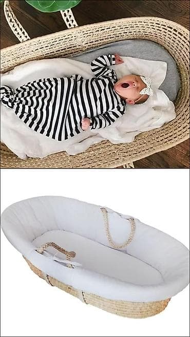 sebet satisi: Oğlan və qız üçün, Yumru, Beşik, Dəst ilə, Matras ilə, Yellənmə mexanizmsiz — 1