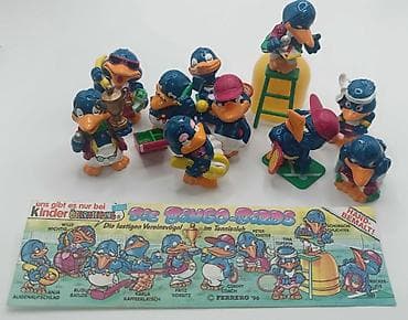 mc oyuncaq: Kinder Surprise Bingo Birds Tennis Club Komplekti + Original Vərəq | — 1