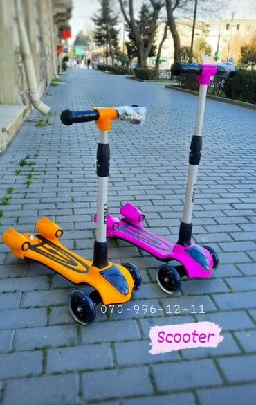 elektrikli scooter uşaq üçün: Scooter Skuter 🔹 Samokat, Scooter, Samakat🛴 🔹Tüstülü💨- Buxarlı🌬️ 🔹 — 1