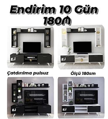 embawood tv stendler: *TV stend 180Azn💥* ✔️Rəng seçimi var ✔️ çatdırılma var *💥Təhvil qısa — 1