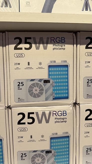istilik: RGB fotoqrafiya işığı – U25 model - Güc: 25W (yüksək işıq gücü) - — 1